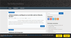 Desktop Screenshot of forinformatica.com
